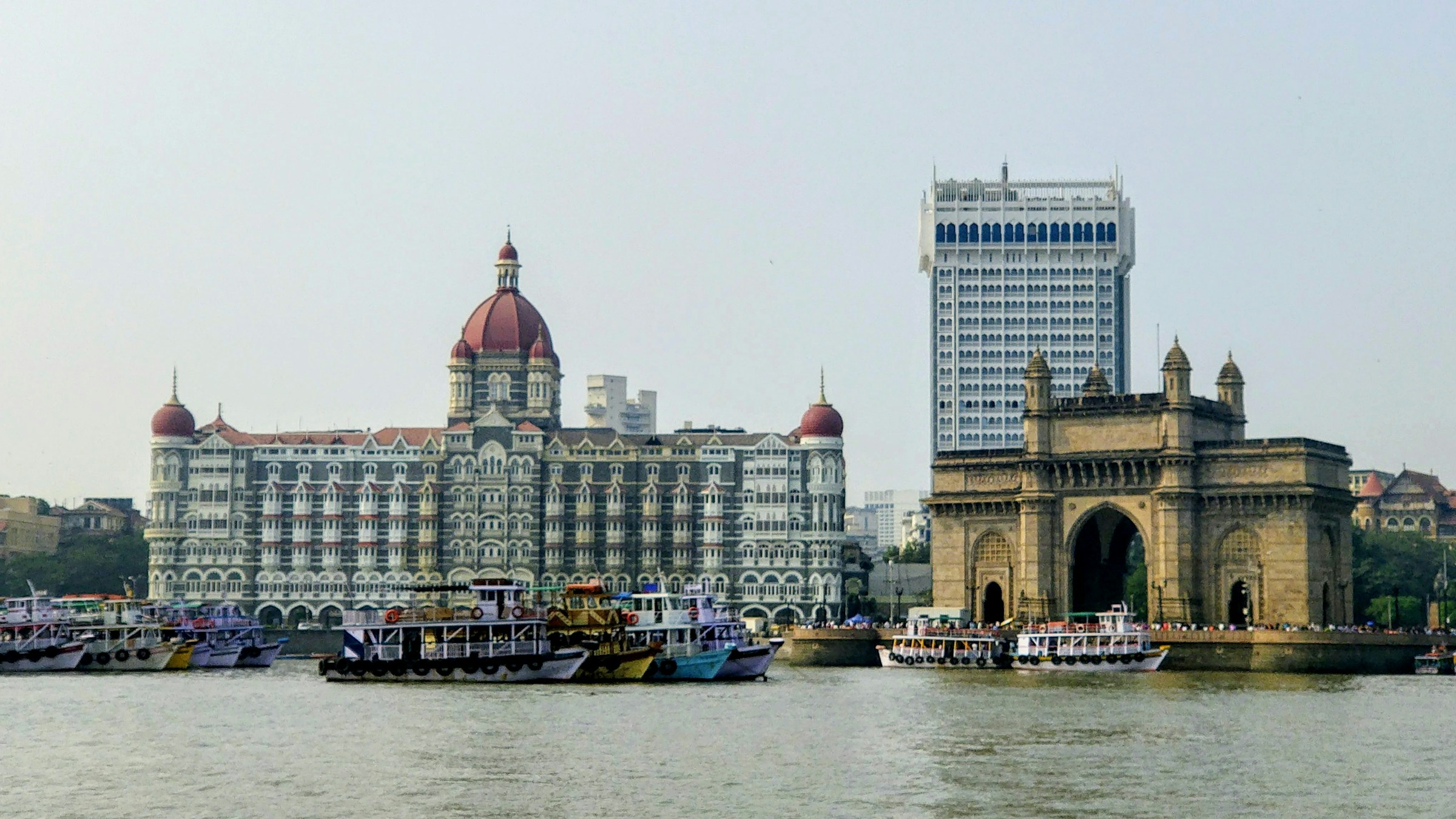 Taj Mahal Palace Hotel and Gateway of India