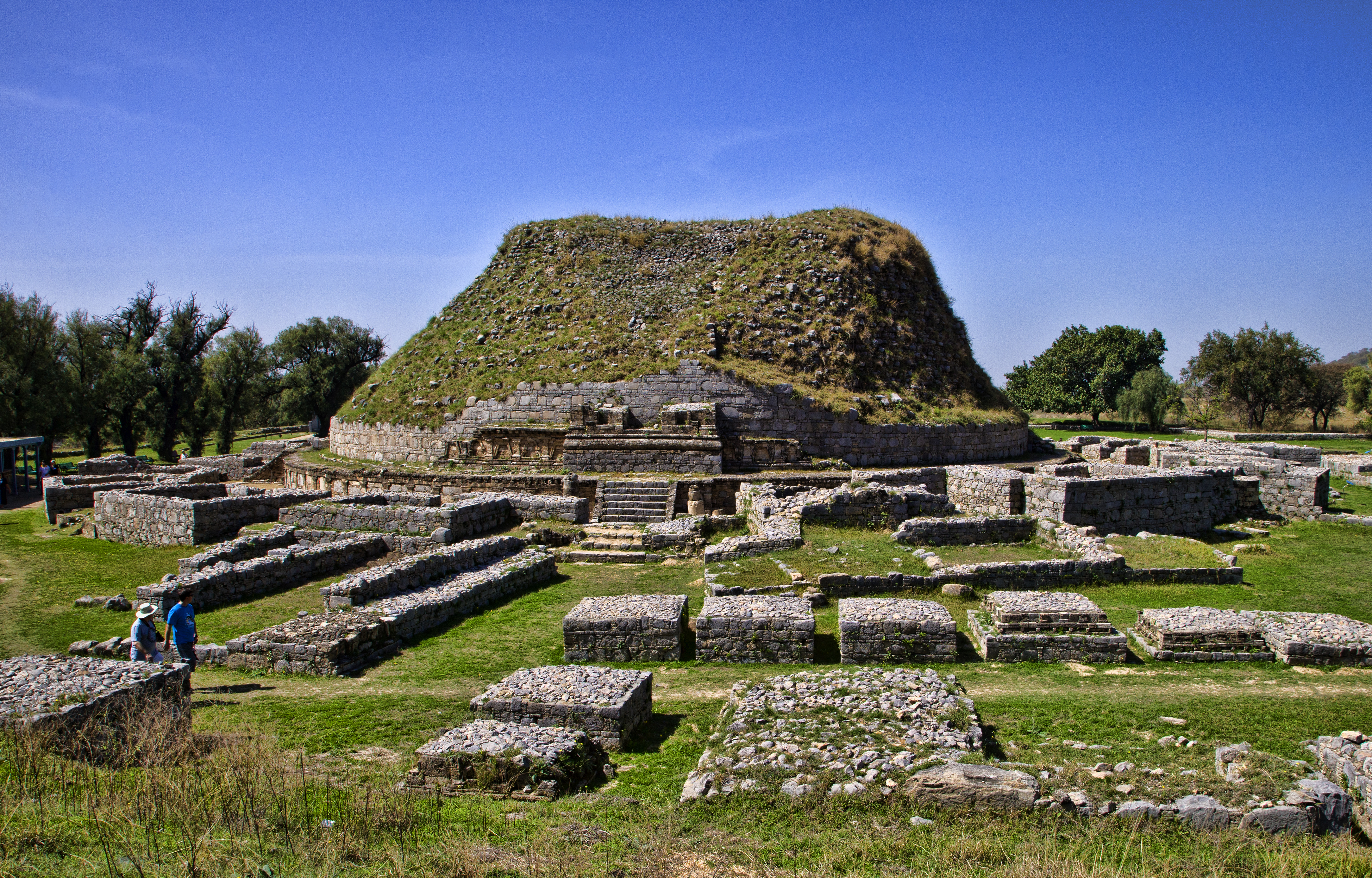 The Dharmarajika Stupa, a Mauryan-era Buddhist stupa near the city of Taxila