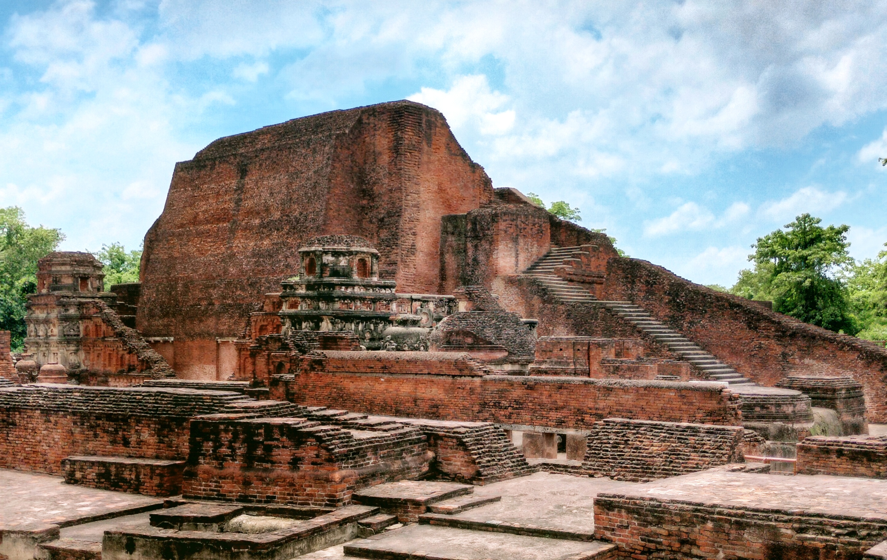 Temple No. 3 at Archaeological Site of Nalanda Mahavihara, Nalanda, Bihar