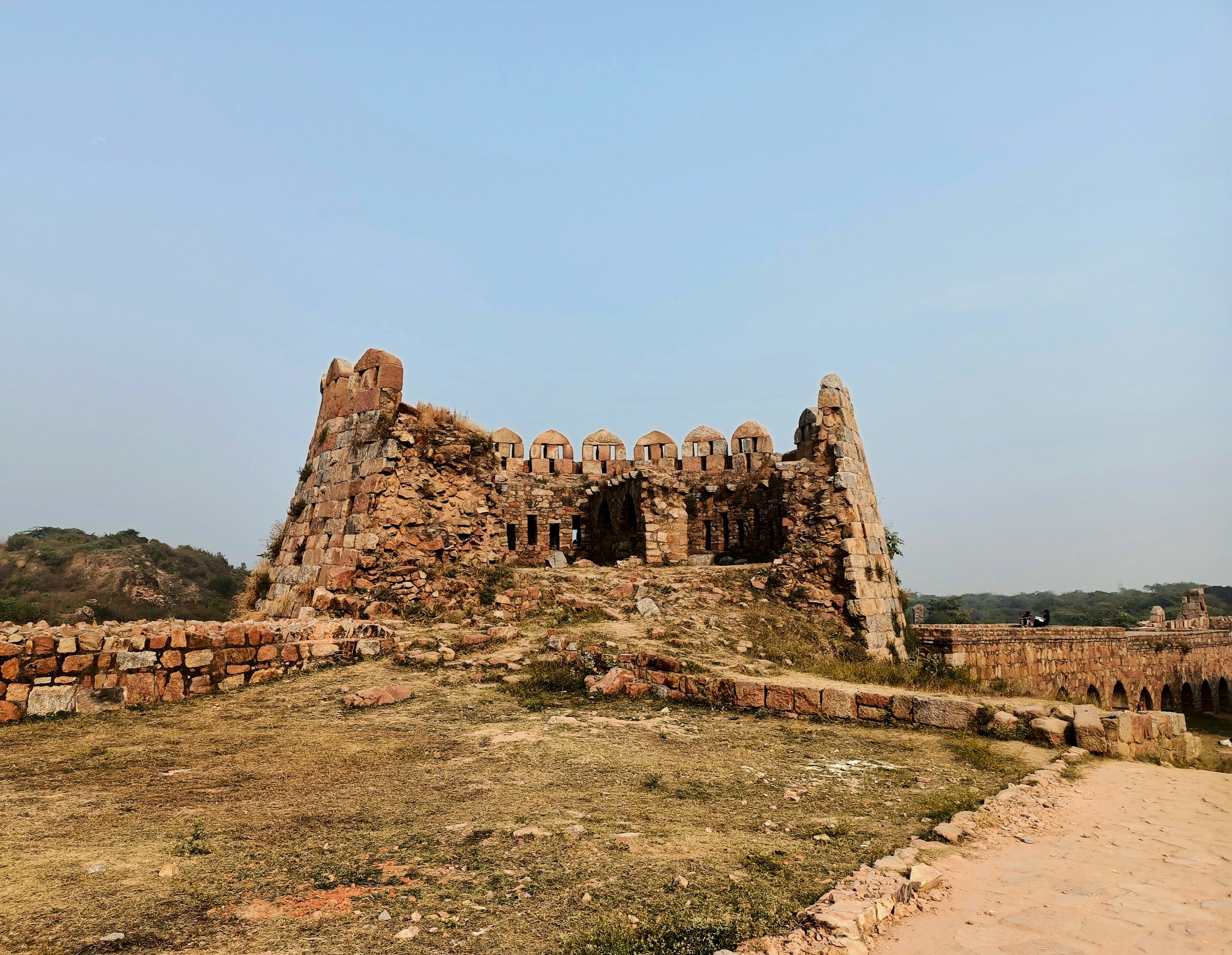 Ruins of the Tughlaqabad Fort